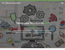 Tablet Screenshot of iacsoftware.com